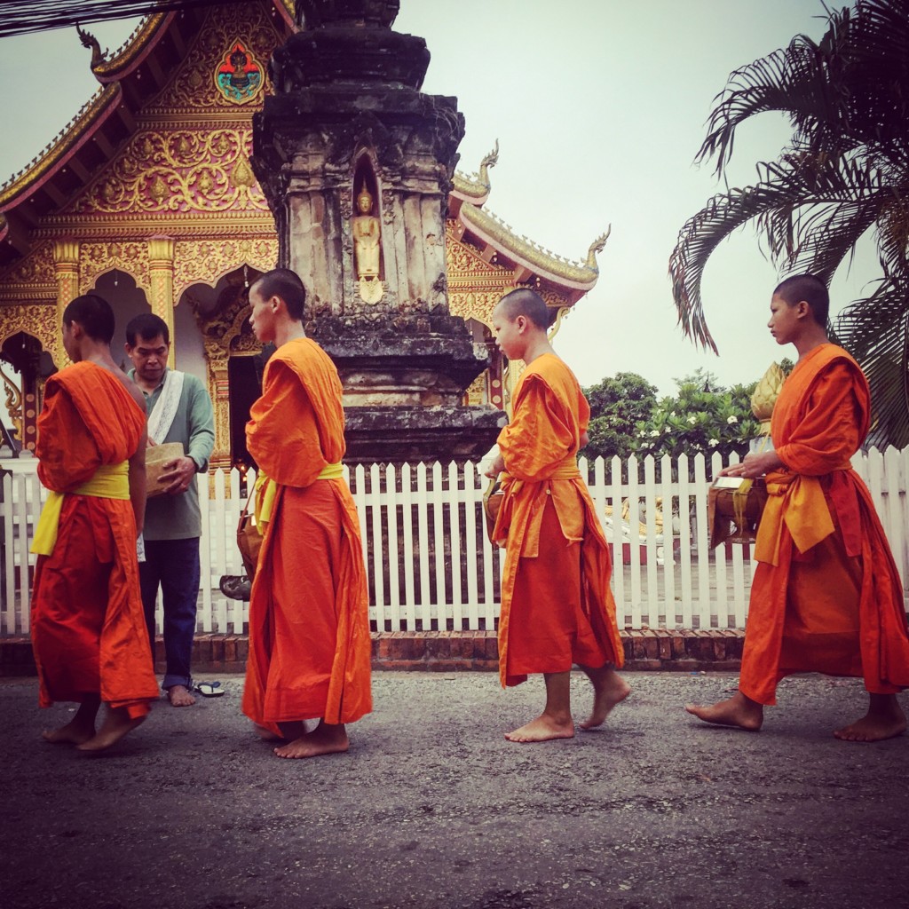 Luang Prabang Travel Blog - Alms Giving 2