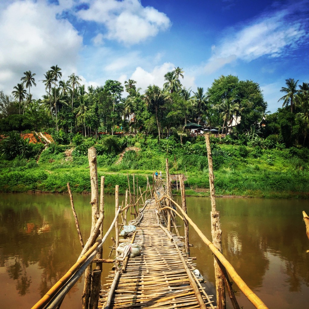 Luang Prabang Travel Blog - Bamboo Bridge