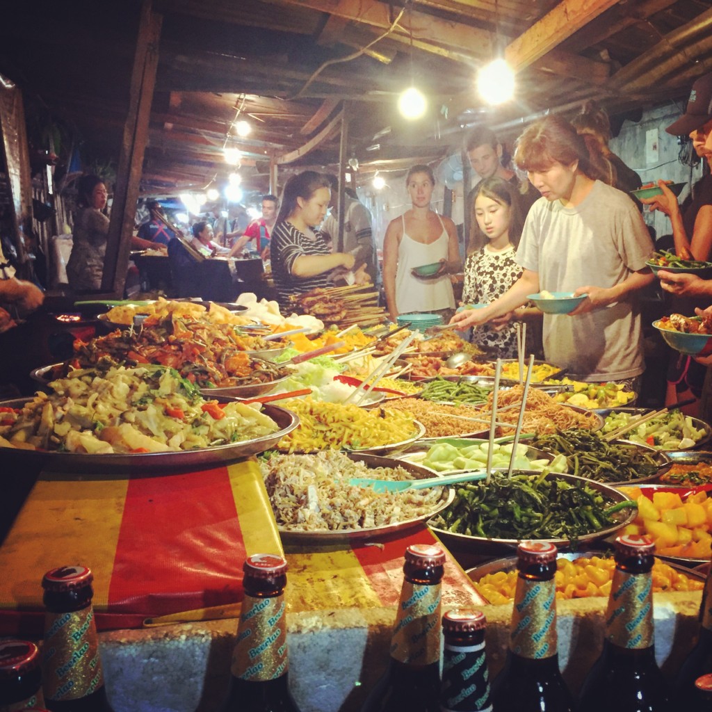 Luang Prabang Travel Blog - Night Market Food Court