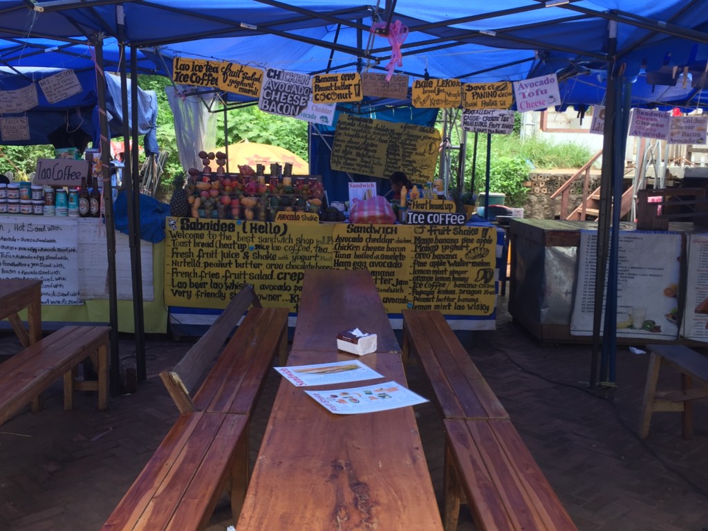 Luang Prabang Travel Blog - Sandwich & Juice Stalls