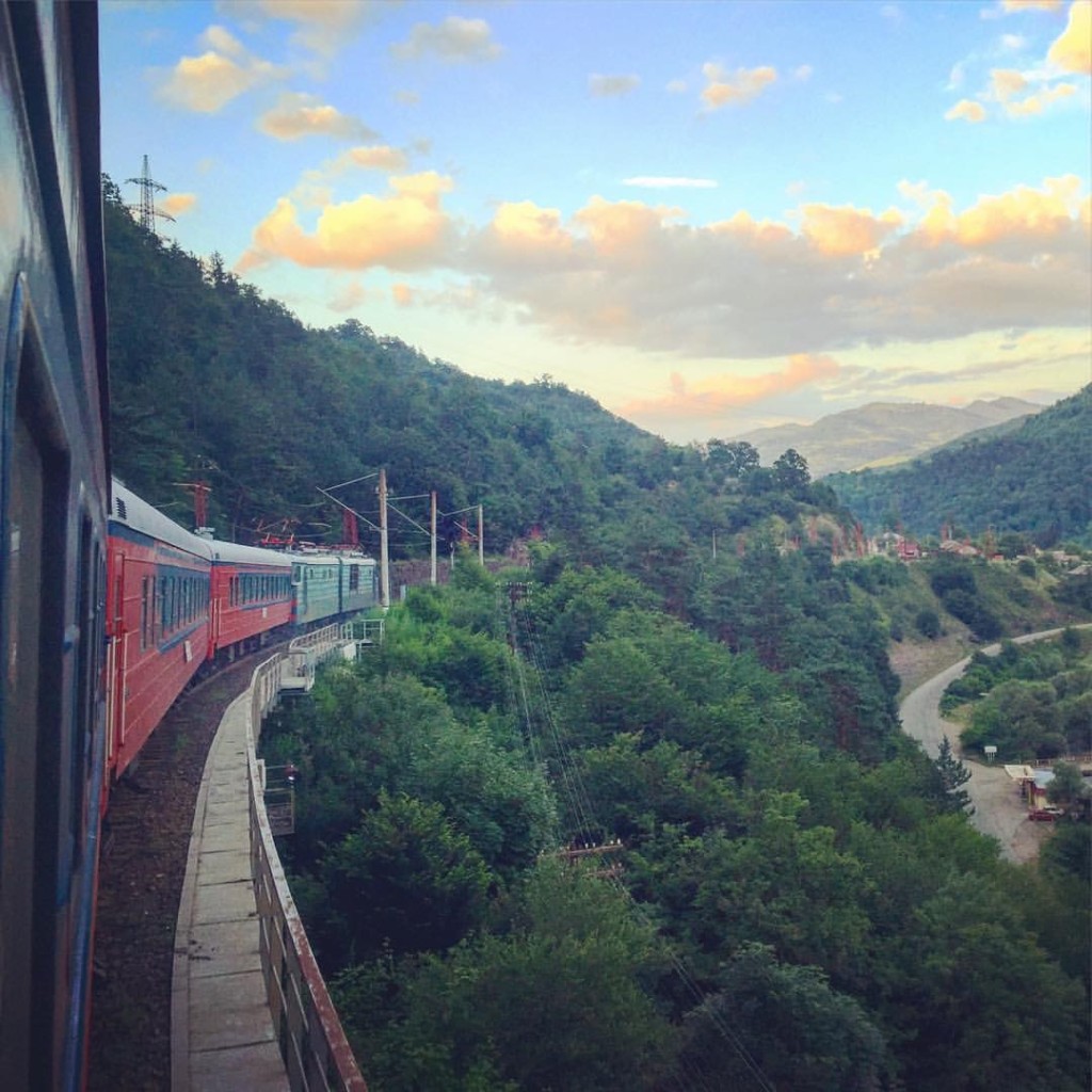 Armenia - Yerevan Travel Blog - train views