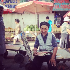 Kyrgyzstan - Bishkek travel blog - market scenes 1