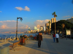 Beirut Travel Blog - Lebanon corniche