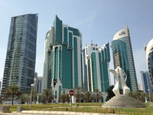 Doha Travel Blog - Qatar skyline