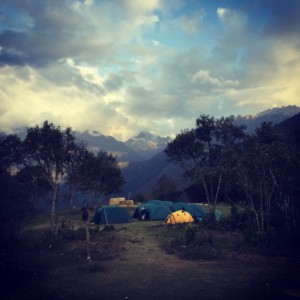 Machu Picchu Travel Blog - camping