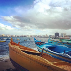 Alexandria travel blog - Egypt - fishing boats