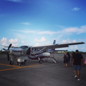 Roatan Travel Blog - Honduras - plane